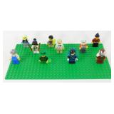 10 Lego Mini Figures on Board