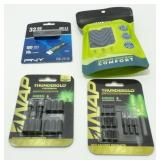 2 Packs of ThunderGlo Illuminated Nocks, 32 GB