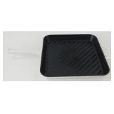 * Threshold 11" Square Ribbed White Enamel Cast