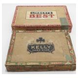 2 Vintage Cigar Boxes