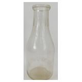 * Vintage Willow Spring Farm Quart Milk Bottle -