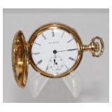 Elgin 14K Gold Full Hunting Pocket Watch Model 2,