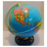 * Vintage Metal Globe