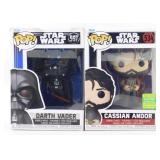 2 Funko Pop! Star Wars Figurines New