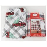 2 Holiday Time Tablecloths