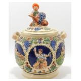 * Vintage German Win Jar with Cover - Excellent