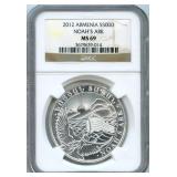 2012 1 oz .999 Silver Armenia S500D Noah