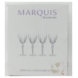 * Waterford Marquis Crystal Wine Glasses - Set of