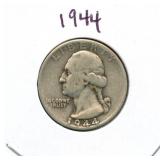 1944 Washington Silver Quarter
