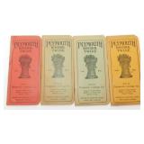 (4) 1923 Plymouth Binder Twine Ledgers