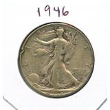 1946 Walking Liberty Silver Half Dollar