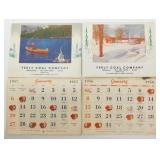 1956-57 Yearly Coal Co. La Crosse Calendars -