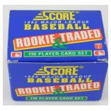 1992 Score Traded Baseball Set