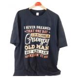 Black XXL T-Shirt with Logo on It - New