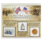 Civil War 150th Commemorative Set in the Display