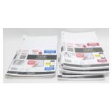 3 New Five Star 1" Deluxe Binder with Removable