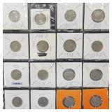 Group of 16 Indian Head Nickels