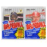 2 Sealed Cello Packs of 1989 Fleer Baseball Cards