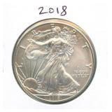 2018 U.S. Silver Eagle ASE - 1 oz Fine Silver