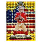 2024 Panini Mosaic Brock Purdy Reactive Yellow