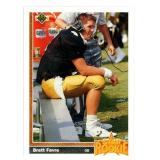1991 Upper Deck Brett Favre Star Rookie Card #13