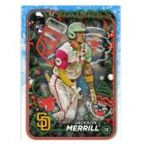 2024 Topps Holiday Jackson Merrill Rookie Card