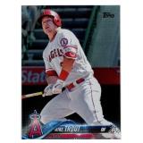 2018 Topps Mike Trout Rainbow Foil Card #300