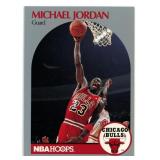 1990-91 NBA Hoops Michael Jordan Card #65