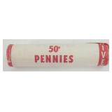 Roll of Uncirculated 1974 Lincoln Memorial Cents