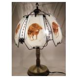 ** Vintage OK Lighting 3-Way Touch Lamp with