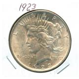 1923 Peace Silver Dollar