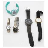 Group of 5 Assorted Watches - Working