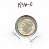 1946-D Roosevelt Silver Dime