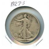 1927-S Walking Liberty Silver Half Dollar