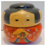 Vintage Japanese Lacquerware Kokeshi Doll Trinket