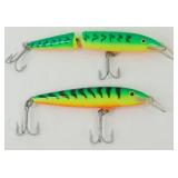 Original Rapala Balsa Fish Lures (2) - Excellent