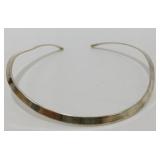 Vintage Sterling Silver Collar Necklace - 26.7g