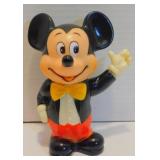 Vintage Mickey Mouse Coin Bank - 6.5"