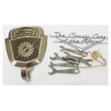 Ford Wall Hook, Wrenches & Emblem