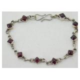 Sterling Bracelet with Stones