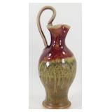 * Ray 12" Oxblood Drip Glaze Pitcher / Wine