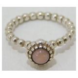 Sterling Silver Pandora Brand Ring, Size 5 and