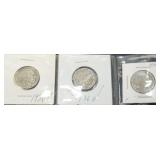 3 Indian Head Nickels - 1936-P, 1936-D & 1936-S