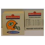 1999 Packers / Budweiser Coasters