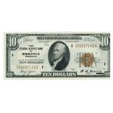 1929 $10 Minneapolis Federal Reserve National