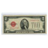 1928-G $2 Red Seal Legal Tender U.S. Note