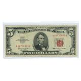 1963 $5 Red Seal Legal Tender U.S. Note