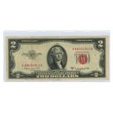 1953-B $2 Red Seal Legal Tender U.S. Note