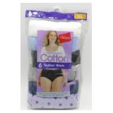 New 6 Pack of Hanes Breathable Cotton Tagless