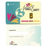 .1 gram 9999 Fine Gold World of Charity Card